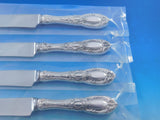 King Richard by Towle Sterling Silver Steak Knife Set 4pc Texas Sized Custom