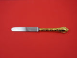 Demidoff Vermeil by Odiot French Sterling Silver Luncheon Knife blunt unused 9"