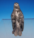 German .800 Silver Pepper Shaker in Bird Form Sparrow 3-D Hand Chased (#9005)