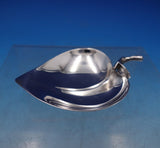 Tiffany and Co Sterling Silver Nut Dish Leaf Shape with Stem and Leaf (#6819)