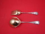 Cupid by Dominick and Haff Sterling Silver Salad Serving Set GW 8 3/4"