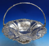 Henry Wilkinson English Victorian Sterling Silver Basket w/ Swing Handle (#8633)