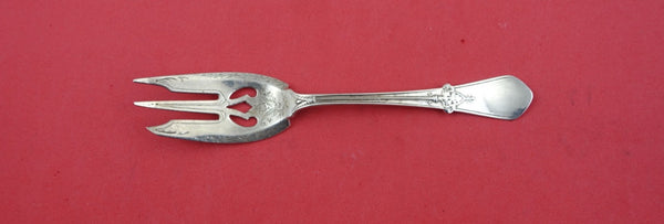 Swiss by Gorham Sterling Silver Pastry Fork 3-Tine Pierced Brite-Cut 6"