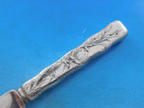 Lap Over Edge Acid Etched by Tiffany Sterling Dessert Knife HHAS Peach 7 1/4"