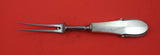 Beaded by Georg Jensen Sterling Silver Roast Carving Fork HH WS  10 1/2"