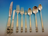 Royal Danish by International Sterling Silver Flatware Set 12 Service 108 Pieces