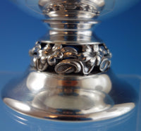 Mueck-Carey Sterling Silver Compote w/ Pcd Floral Design on Base #1115 (#2024)