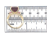 14k Gold 6.71 Carat Bi-Color Watermelon Genuine Natural Tourmaline Ring (#J6532)