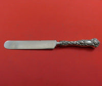 Bridal Rose by Alvin Sterling Silver Regular Knife with Blunt Silverplate 8 1/2"