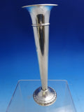 Rogers Sterling Silver Bud Vase Gadroon Border #1980 Weighted 7 1/2" x 4" #8637