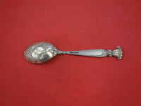 Romance of the Sea by Wallace Sterling Silver Berry Spoon with Fruit 8 5/8"