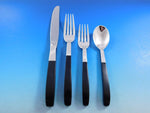 Contrast by Lunt Sterling Silver Flatware Set Service Mid Century Modern 50 pcs