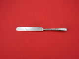 Antique Lily Engraved by Whiting Sterling Silver Regular Knife blunt rare 8 3/4"