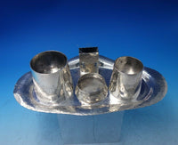 Arts and Crafts by Shiebler Sterling Silver Smoking Set 4pc #117B (#5902)