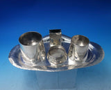 Arts and Crafts by Shiebler Sterling Silver Smoking Set 4pc #117B (#5902)
