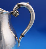Grape by Grann and Laglye Danish Sterling Silver Sugar Creamer Pitcher 3pc #7501