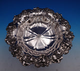 Floral by Unger Sterling Silver Fruit Bowl Large 0729 Wide Rose Border 11" #8207