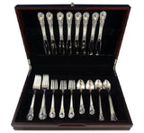 American Victorian by Lunt Sterling Silver Flatware Set Service 40 pieces Dinner