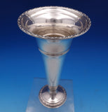 Talisman Rose by Frank Whiting Sterling Silver Vase #1909 9" x 4 1/2" (#8120)