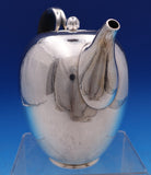Cosmos by Georg Jensen Sterling Silver Tea Set 5pc with Wood Handles (#8798)