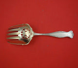 Empire by Towle Sterling Silver Buffet Fork Gold Washed Pierced 8 7/8" Serving