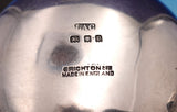 English Sterling Silver Pepper Shaker Salt Dip Set Crichton c1910 7.5 oz (#9228)