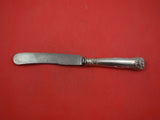 Fiddle Shell German 800 Silver Dinner Knife 10 1/4" Blunt Vintage Flatware