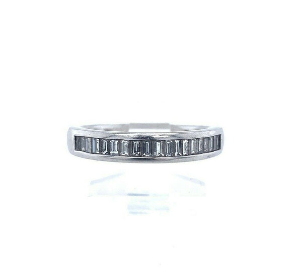 Platinum 1/2ct Genuine Natural Diamond Ring Wedding Band (#J4937)