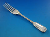 Fiddle Thread by James Robinson Sterling Silver Luncheon Fork Design on Front 7"
