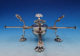 William Plummer English Georgian Sterling Silver Warming Stand w/ Burner (#8009)