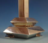 Judaica by Hazorfim Sterling Silver Candlestick 10 1/2" (#1324)