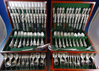 George and Martha by Westmorland Sterling Silver Flatware Set 48 Service 300 Pcs