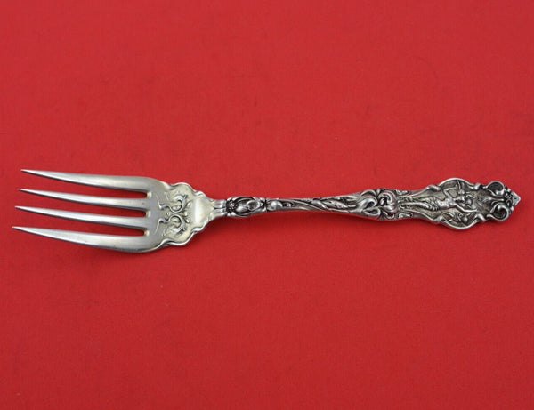 Irian by Wallace Sterling Silver Fish Fork Flat Handle All Sterling 6 7/8"
