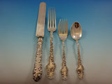 Watteau by Durgin Sterling Silver Flatware Set Service Dinner Size 74 Pieces