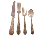 Bridal Bouquet by Alvin Sterling Silver Flatware Set for 8 Service 36 pcs Dinner