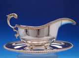 Gadroon Silverplate Gravy Boat with Underplate (#9055)