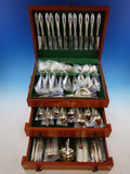 Buckingham Narrow by Shreve Sterling Silver Massive Flatware Set Service F mono
