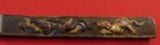 Kozuka by Unknown Mixed Metals Fish Knife Japanese Motif Dragon Tiger 8 1/4"