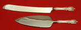 Monticello by Lunt Sterling Silver Wedding Cake Set Server 2pc Custom Made HHWS