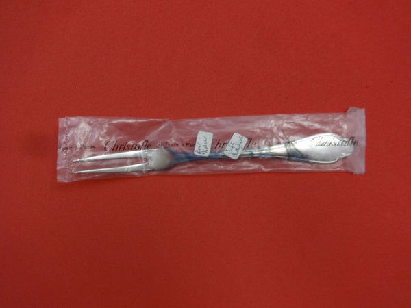 Pompadour by Christofle Silverplate Pickle Fork 2-Tine 6 3/4" New