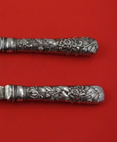 Chinese Export by SF Sing Fat Sterling Silver Fish Serving Set HH AS Engraved