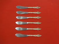 Les Six Fleurs by Reed & Barton Sterling Trout Knife Set 6pc. HHWS  Custom Made