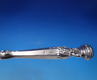 Foster and Bailey Sterling Silver Shoe Horn w/SP Blade Green Cabochon 8" (#7256)