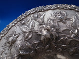 Repousse by Jenkins and Jenkins Sterling Silver Basket with Swing Handle (#7482)