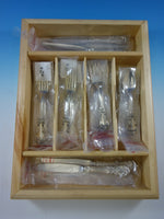Burgundy by Reed and Barton Sterling Silver Flatware Set Service 24 pieces New