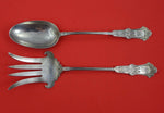 Alhambra by Whiting Sterling Silver Salad Serving Set 2pc brite-cut 11"