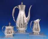 Far East by Reed and Barton Sterling Silver Tea Set 3pc (#8557) Gorgeous!