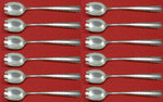 Candlelight by Towle Sterling Silver Ice Cream Dess. Fork Custom Set 12 pcs 6"