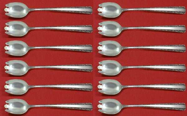 Candlelight by Towle Sterling Silver Ice Cream Dess. Fork Custom Set 12 pcs 6"