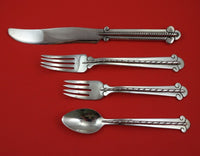 Rope by Hector Aguilar Mexican Sterling Silver Dinner Size Place Setting(s) 4pc